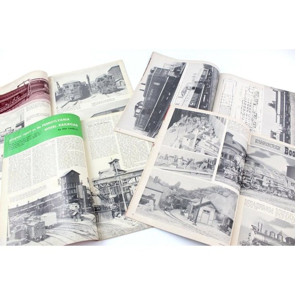 4 VTG 1965 Railroad Model Craftsman Magazine Lot JANUARY JUNE JULY AUGUST - Picture 2 of 7